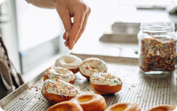 donuts cooking process